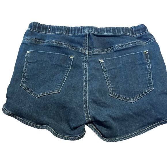 Gemma Rae Denim Drawstring Shorts W/ Pockets & Elastic Waist Womens 26" - Picture 3 of 7